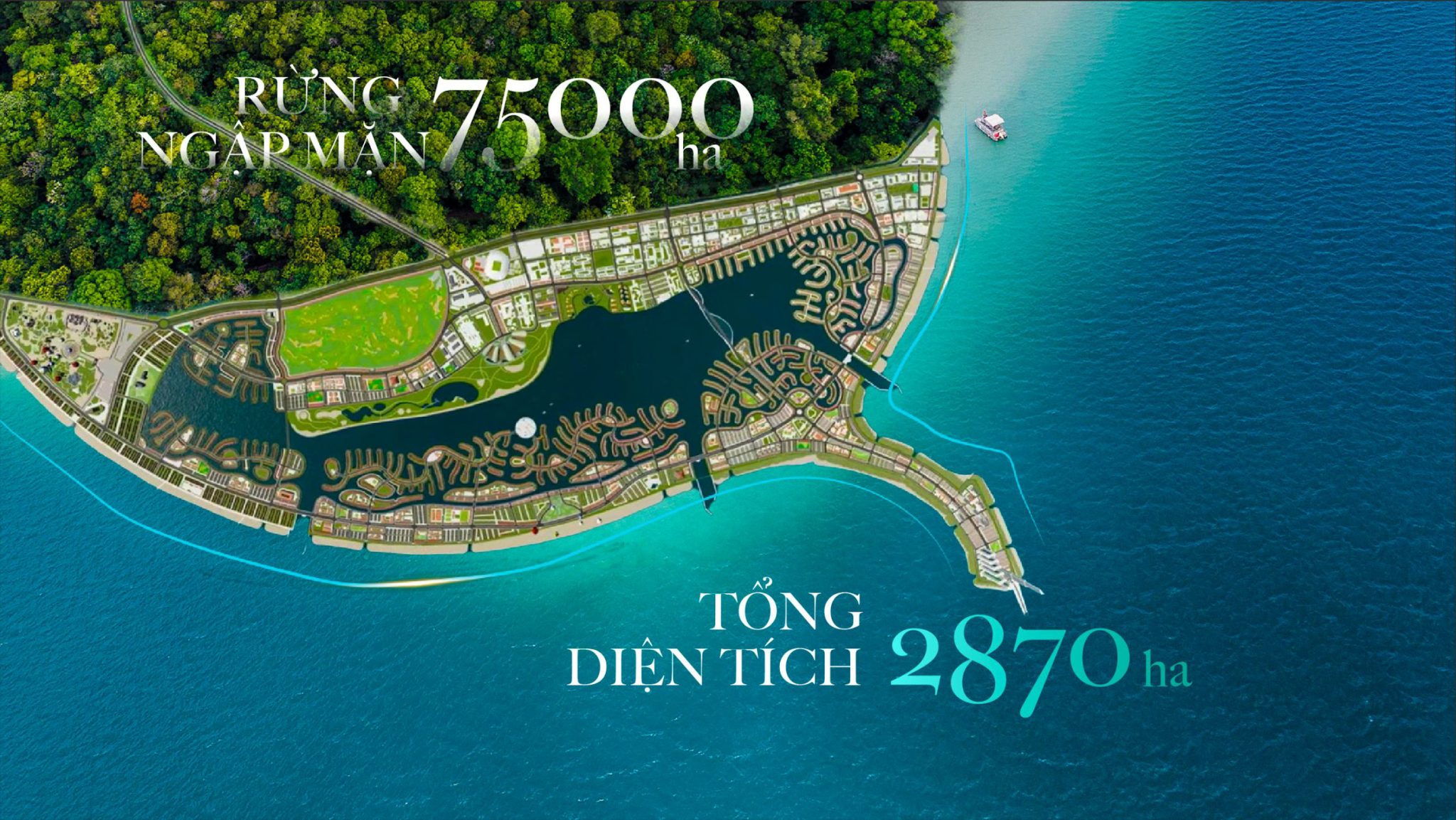 vinhomes green paradise bao quanh 75000 ha rừng ngập mặn